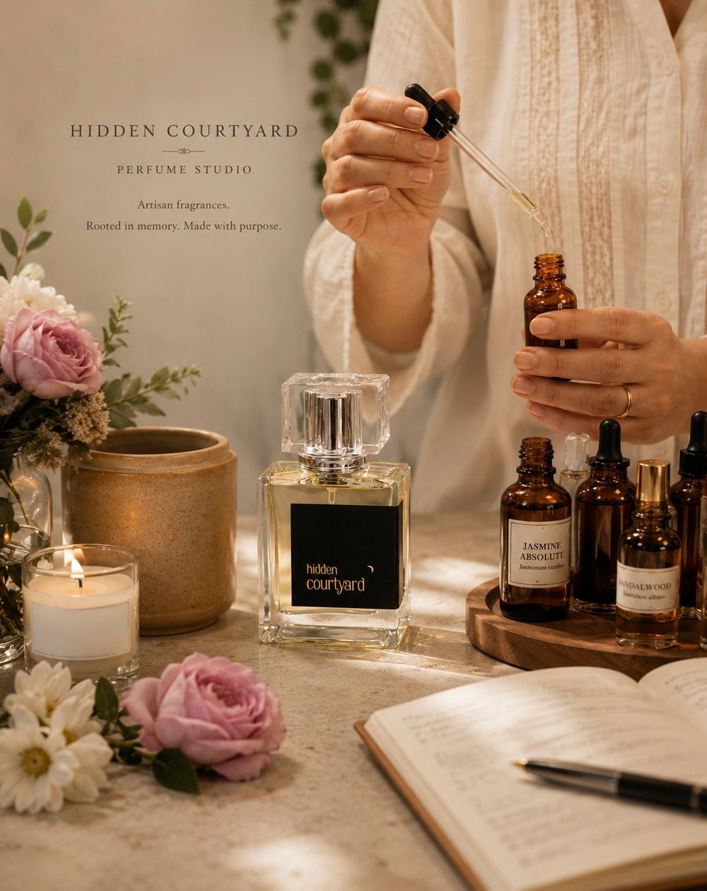 Hidden Courtyard fragrance studio